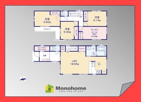 足立区興野210 1棟 1号棟